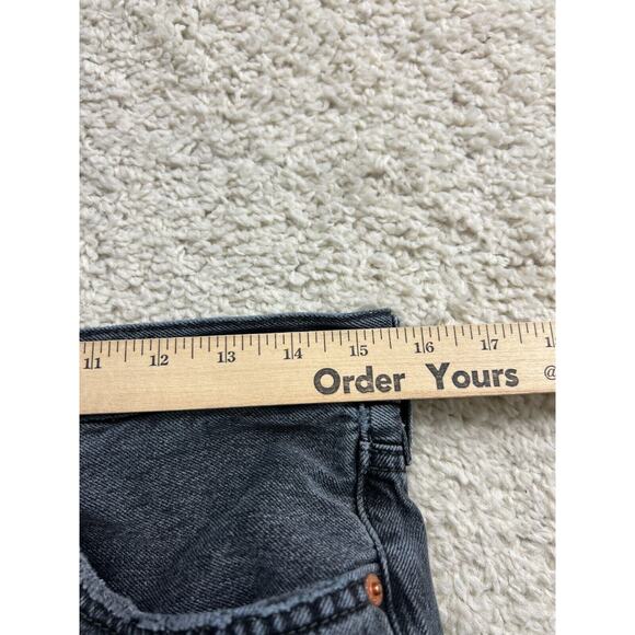 Levi's Charcoal Straight Leg Jeans - Picture 9 of 12